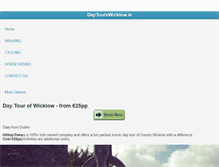 Tablet Screenshot of daytourswicklow.ie
